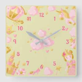 Reloj Cuadrado Arcoiris