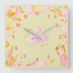 Reloj Cuadrado Arcoiris 