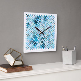 Reloj Cuadrado Arctic Flow – Ritmo Azul