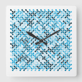 Reloj Cuadrado Arctic Flow – Ritmo Azul