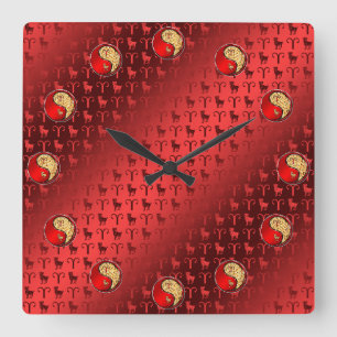 Reloj Cuadrado Aries el Carnero