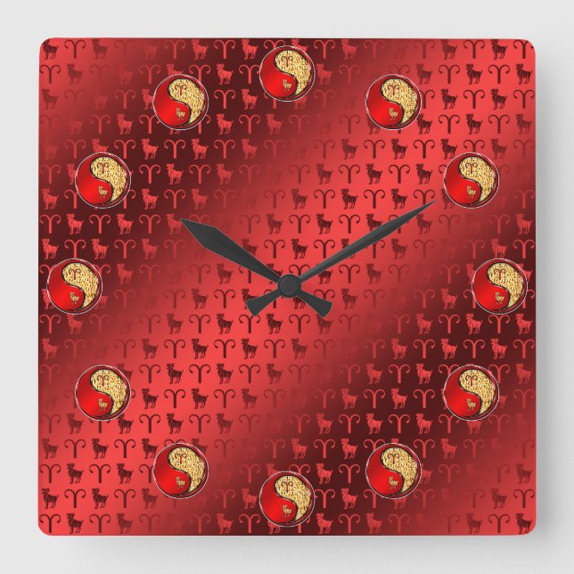 Reloj Cuadrado Aries el Carnero (Anverso)