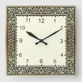 Reloj Cuadrado Art Deco