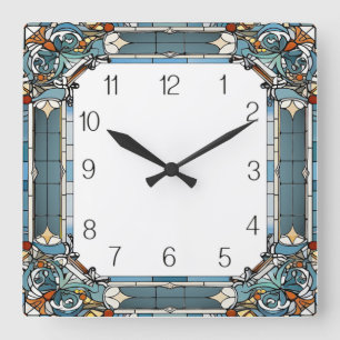 Reloj Cuadrado Art Deco