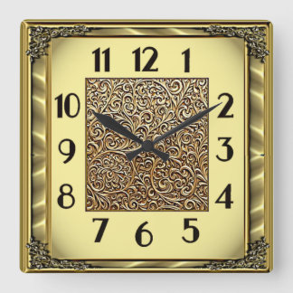 Reloj Cuadrado Art Deco