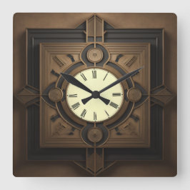 Reloj Cuadrado Art Deco