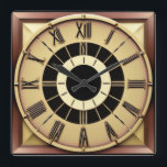 Reloj Cuadrado Art Deco<br><div class="desc">Gran diseño de reloj. Te encantará como a otros. Tenga la libertad de usar este diseño para otro producto que desee o para el personalizar y agregue su texto. Sígueme por más. Gracias. Que tengas un buen día.</div>