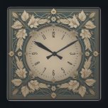 Reloj Cuadrado Art Deco<br><div class="desc">Gran diseño de reloj. Te encantará como a otros. Tenga la libertad de usar este diseño para otro producto que desee o para el personalizar y agregue su texto. Sígueme por más. Gracias. Que tengas un buen día.</div>