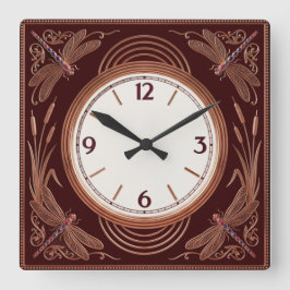 Reloj Cuadrado Art Deco
