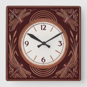 Reloj Cuadrado Art Deco