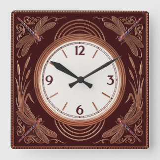 Reloj Cuadrado Art Deco