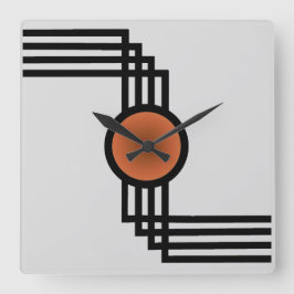Reloj Cuadrado Art Deco