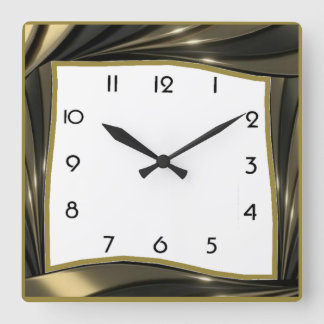 Reloj Cuadrado Art Deco