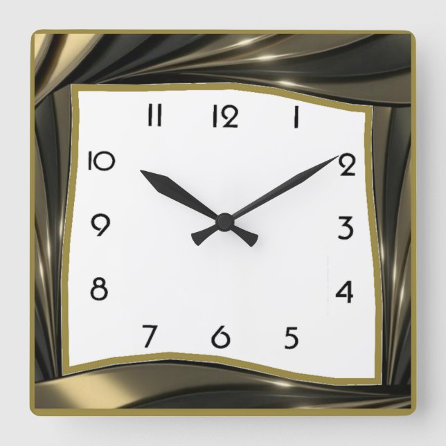 Reloj Cuadrado Art Deco (Anverso)
