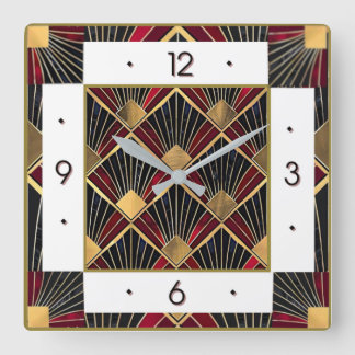 Reloj Cuadrado Art Deco