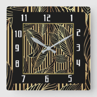 Reloj Cuadrado Art Deco