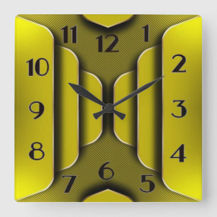 Reloj Cuadrado Art Deco