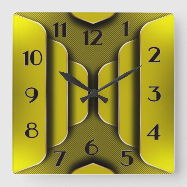 Reloj Cuadrado Art Deco (Anverso)