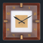 Reloj Cuadrado Art Deco<br><div class="desc">Great design. You will love it like others. Be free to use this design for other product you like and to change and add your text. Follow for more. Thank you.Have a nice day.</div>