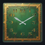 Reloj Cuadrado Art Deco<br><div class="desc">Gran diseño de reloj. Te encantará como a otros. Tenga la libertad de usar este diseño para otro producto que desee o para el personalizar y agregue su texto. Sígueme por más. Gracias. Que tengas un buen día.</div>