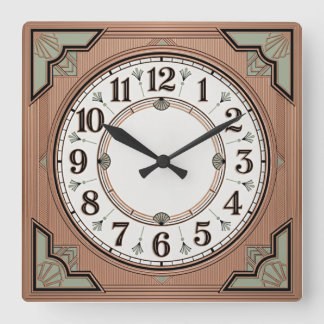 Reloj Cuadrado Art Déco