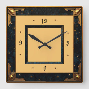 Reloj Cuadrado Art Deco