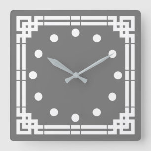 Reloj Cuadrado Art Deco