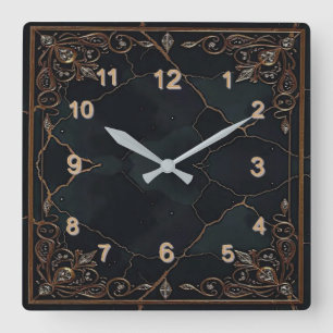 Reloj Cuadrado Art Deco