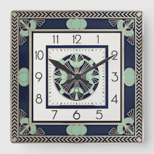 Reloj Cuadrado Art Deco