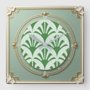 Reloj Cuadrado Art Deco