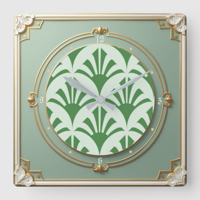 Reloj Cuadrado Art Deco (Anverso)