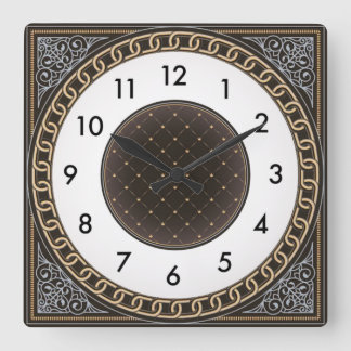 Reloj Cuadrado Art Deco