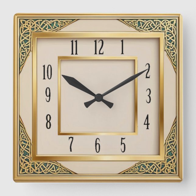 Reloj Cuadrado Art Deco (Anverso)