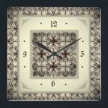 Reloj Cuadrado Art Deco<br><div class="desc">Gran diseño de reloj. Te encantará como a otros. Tenga la libertad de usar este diseño para otro producto que desee o para el personalizar y agregue su texto. Sígueme por más. Gracias. Que tengas un buen día.</div>
