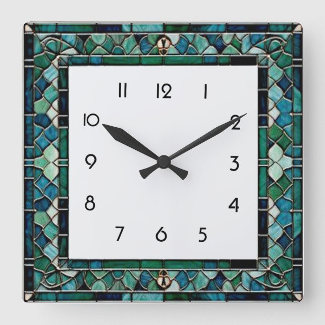 Reloj Cuadrado Art Deco  (Anverso)