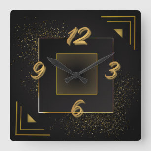 Reloj Cuadrado Art deco