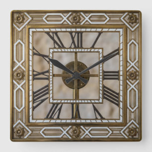 Reloj Cuadrado Art Deco 