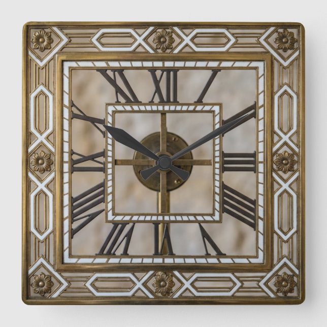 Reloj Cuadrado Art Deco  (Anverso)