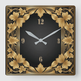 Reloj Cuadrado Art Deco