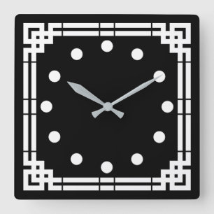 Reloj Cuadrado Art Déco