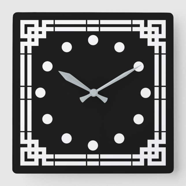 Reloj Cuadrado Art Déco (Anverso)