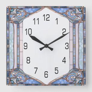 Reloj Cuadrado Art Deco