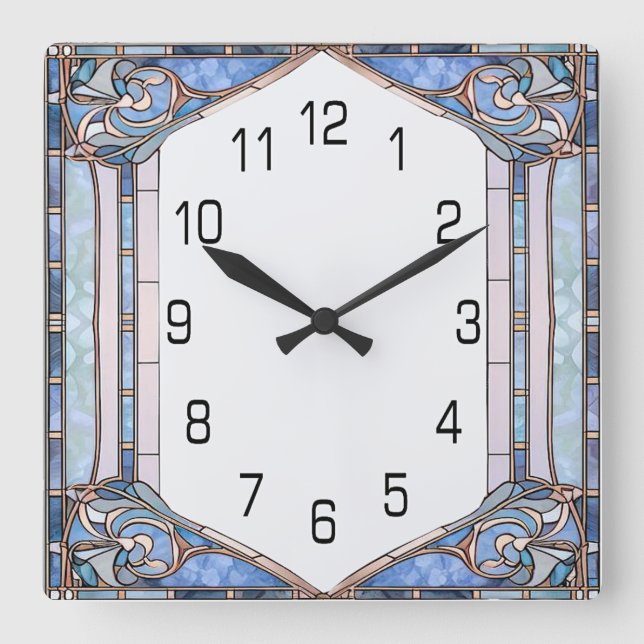 Reloj Cuadrado Art Deco (Anverso)