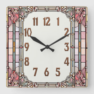 Reloj Cuadrado Art Deco