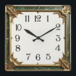 Reloj Cuadrado Art Deco<br><div class="desc">Gran diseño de reloj. Te encantará como a otros. Tenga la libertad de usar este diseño para otro producto que desee o para el personalizar y agregue su texto. Sígueme por más. Gracias. Que tengas un buen día.</div>