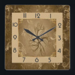 Reloj Cuadrado Art Deco<br><div class="desc">Gran diseño de reloj. Te encantará como a otros. Tenga la libertad de usar este diseño para otro producto que desee o para el personalizar y agregue su texto. Sígueme por más. Gracias. Que tengas un buen día.</div>