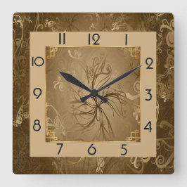 Reloj Cuadrado Art Deco