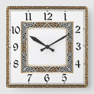 Reloj Cuadrado Art Deco