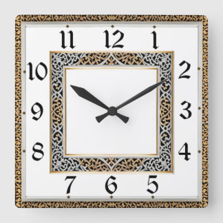 Reloj Cuadrado Art Deco