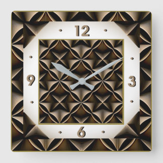 Reloj Cuadrado Art Deco